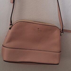 Kate Spade Hanna Southport Ave Pink Pebbled Leather Crossbody Bag Shoulder Purse